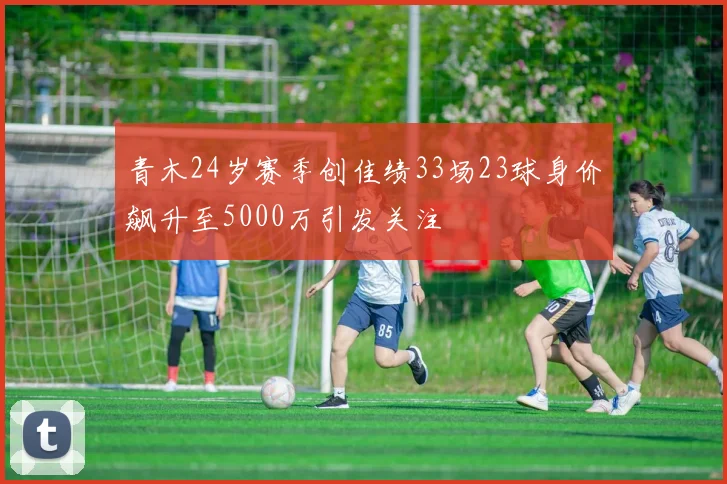 青木24岁赛季创佳绩33场23球身价飙升至5000万引发关注